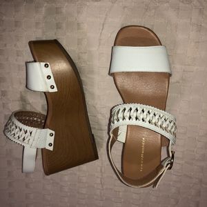 Tommy Hilfigier White Platform Sandals